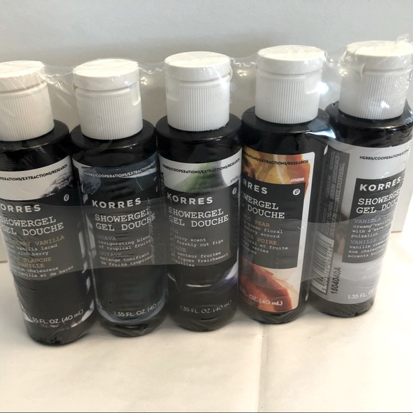 Korres Bath & Body Korres Shower Gel Set5 Travel Trial Size Shrink